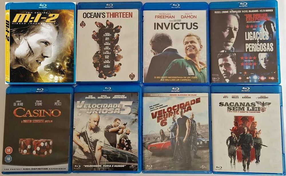 Blu-Ray's - 007, Batman, Velocidade Furiosa + 30 BR's...