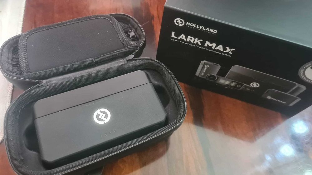 Hollyland lark max Duo completo usado apenas 3x , midrofone sem fio profissional.