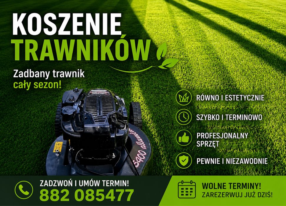 Koszenie i Pielęgnacja  Trawników - Katowice