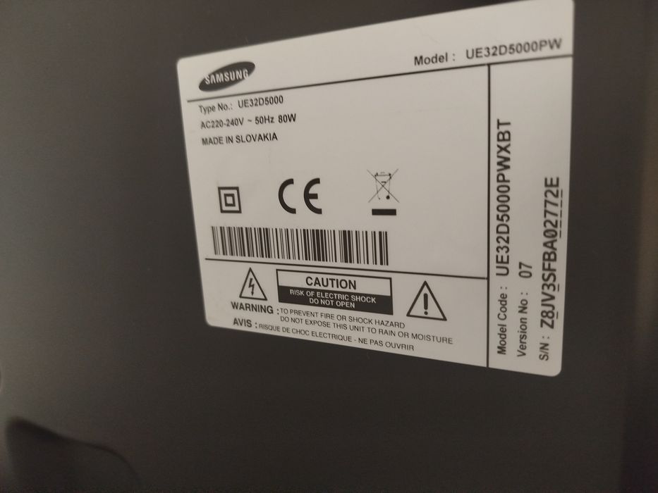 TV Samsung peças