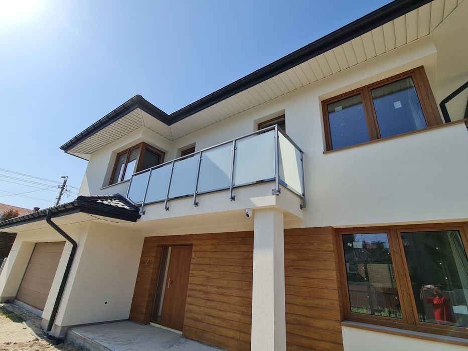 Szklane balustrady wewnętrzne zewnętrzne balkon balkony taras