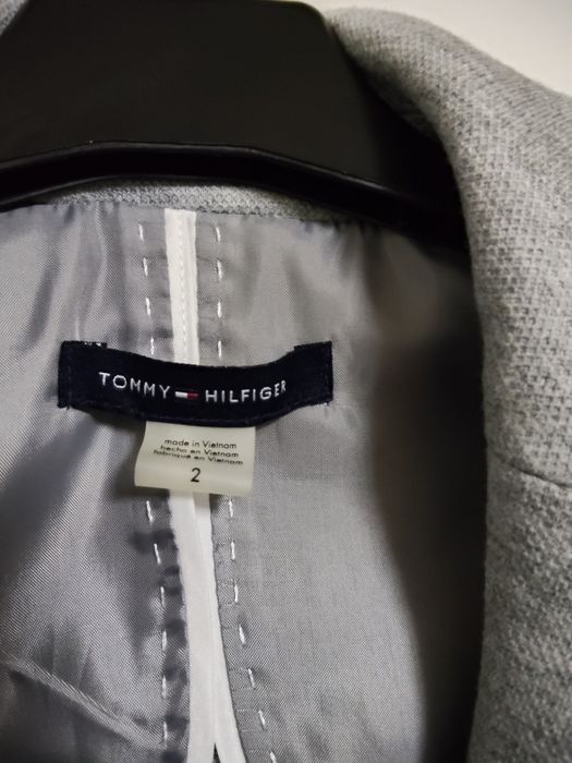Lindo Casaco Cinzento Tommy Hilfiger