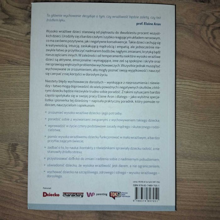 Wysoko wrażliwe dziecko. Autor: Aron Elaine