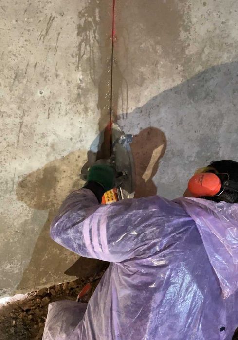 Алмазная резка бетона.