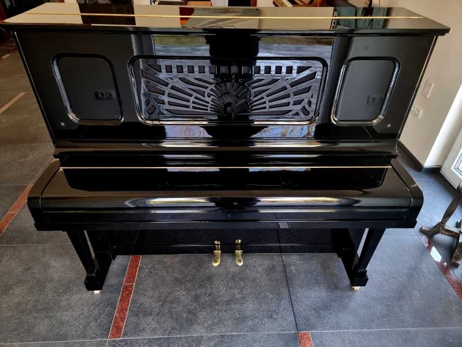 Pianino Steinway & Sons model K 130cm 1917r CZARNY POŁYSK