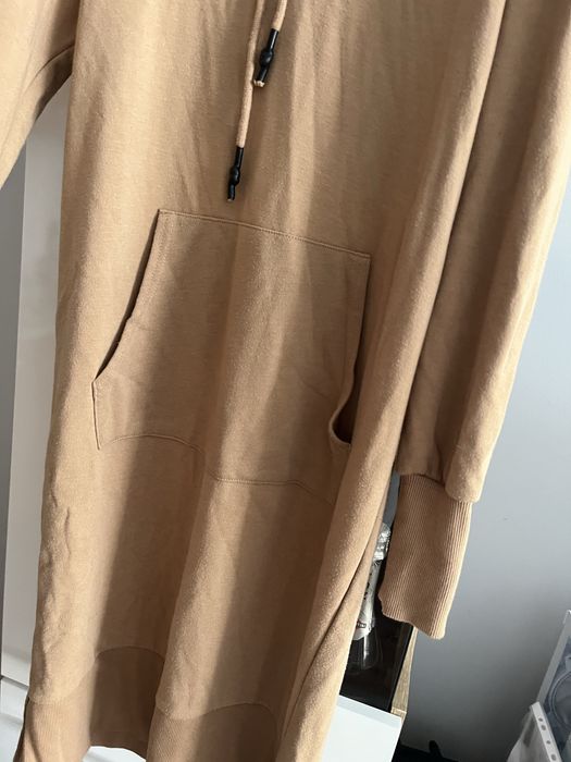Bluza sukienka sportowa pieces z kapturem kaptur długa