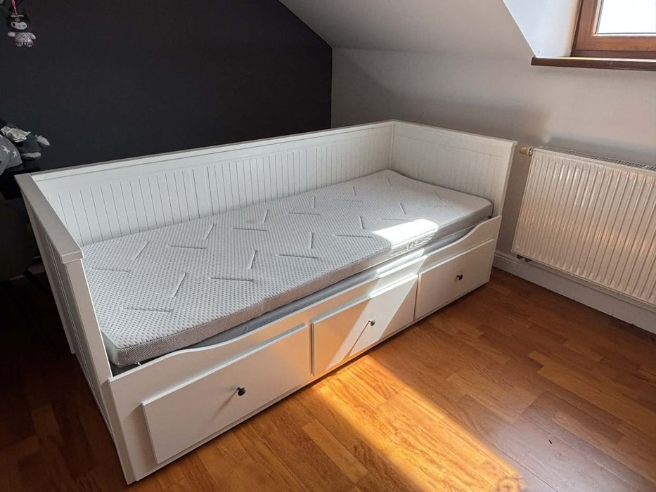 Łożko rozkladane Hemnes Ikea