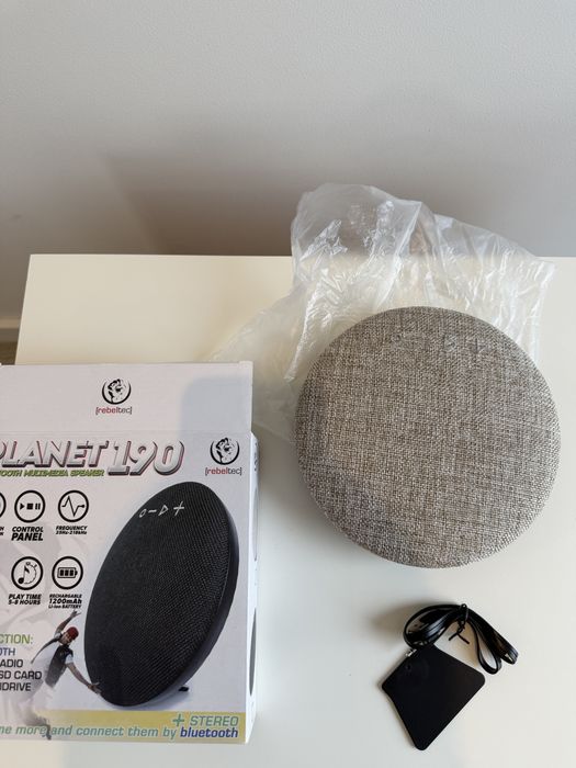 Głośnik Bluetooth Rebeltec Planet 190 beżowy 12W + pudełko