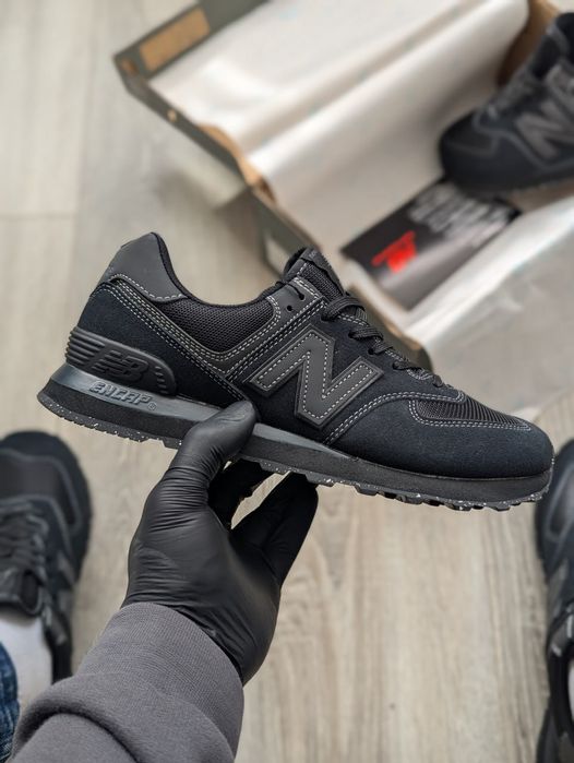 Чоловічі кросівки New Balance 574 Black 41-45р
