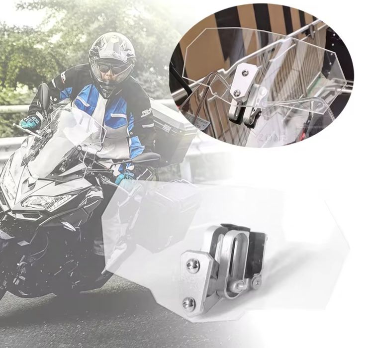 Удлинитель лобового стекла мотоцикла. Дефлектор. Новий.