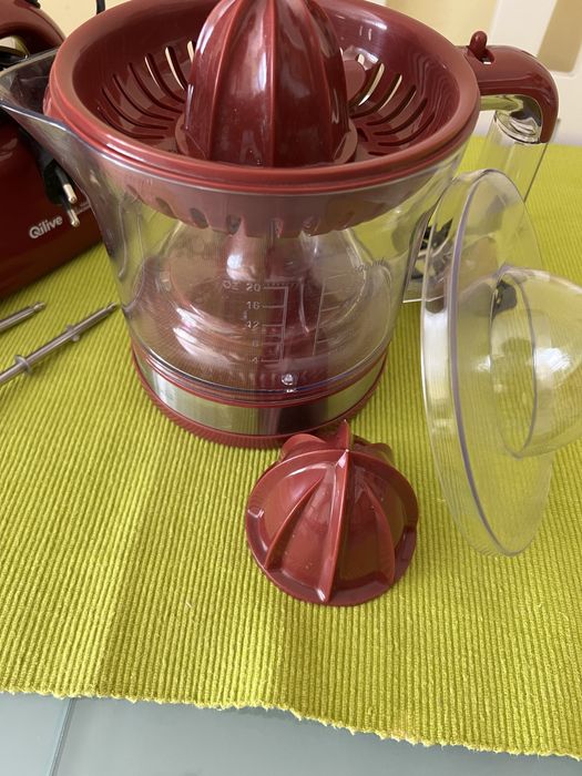 Conjunto Qilive batedeira e espremedor eletrico