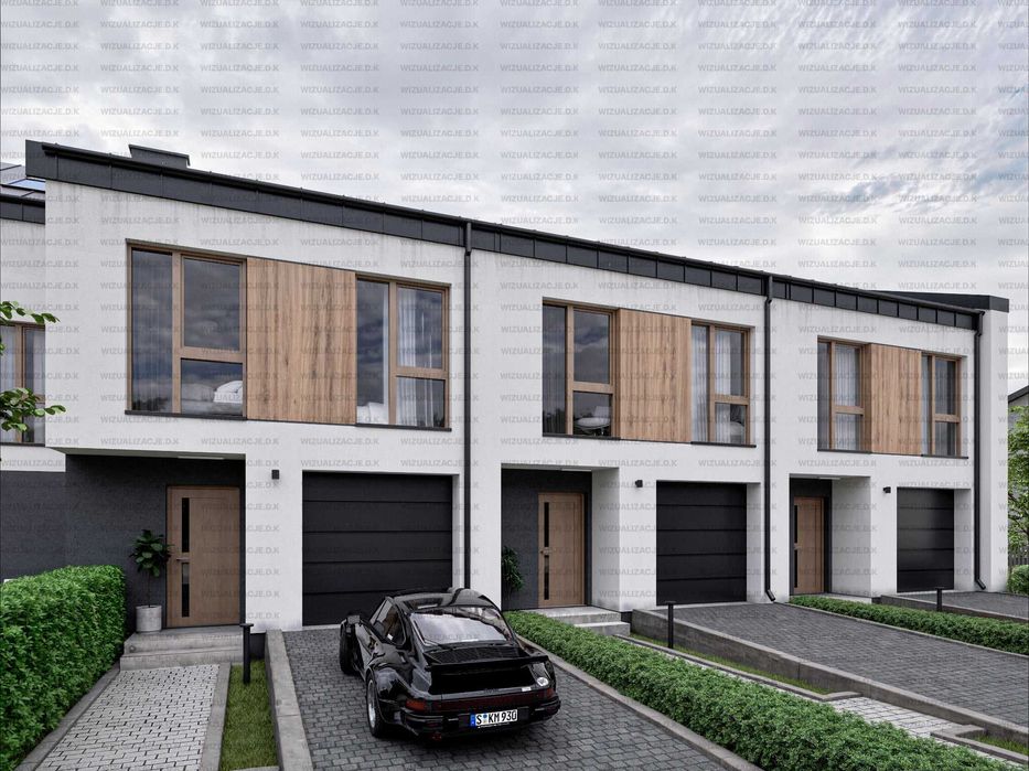 Środkowy segment 114 m2 z garażem w Markach ulica Łączna 1BB