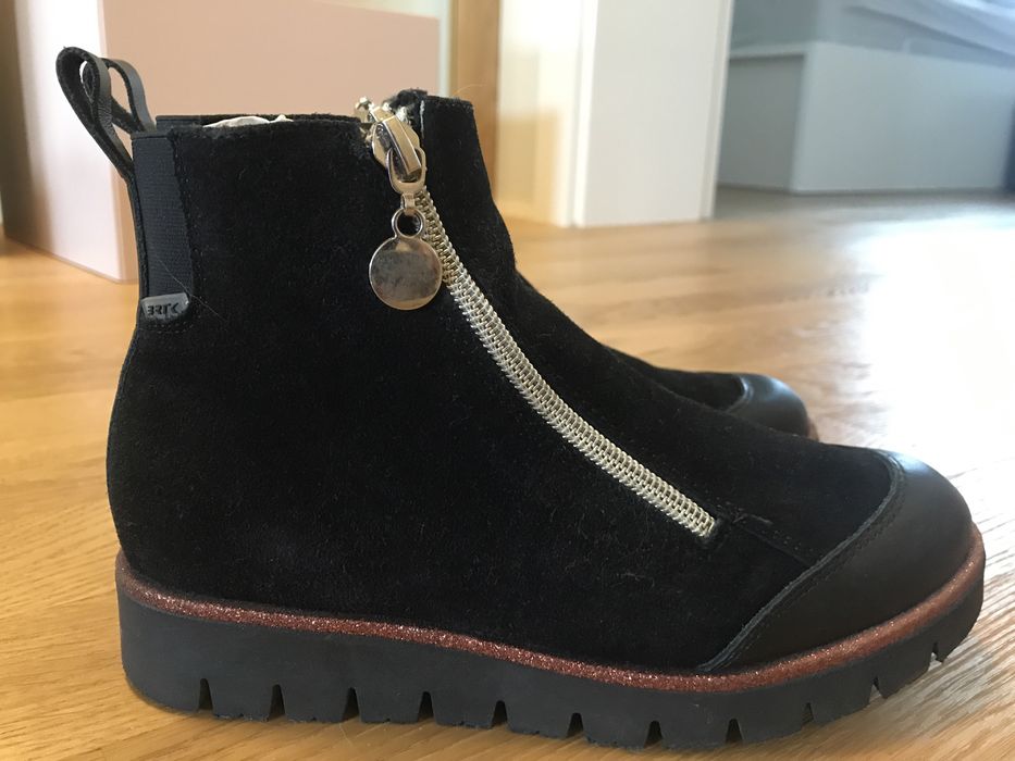 Krótkie skórzane botki Bartek 33