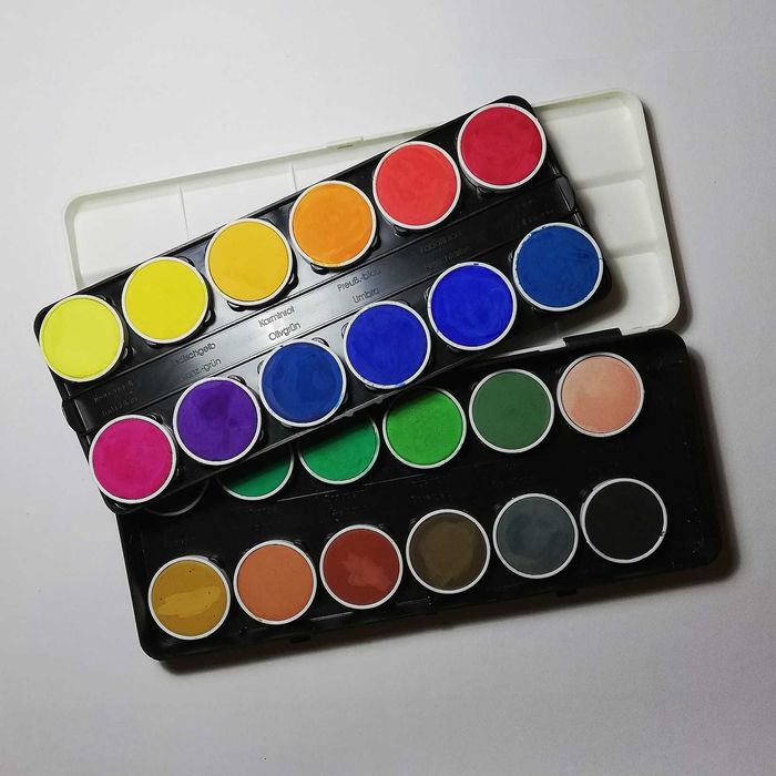 Aguarelas | conjunto de 24