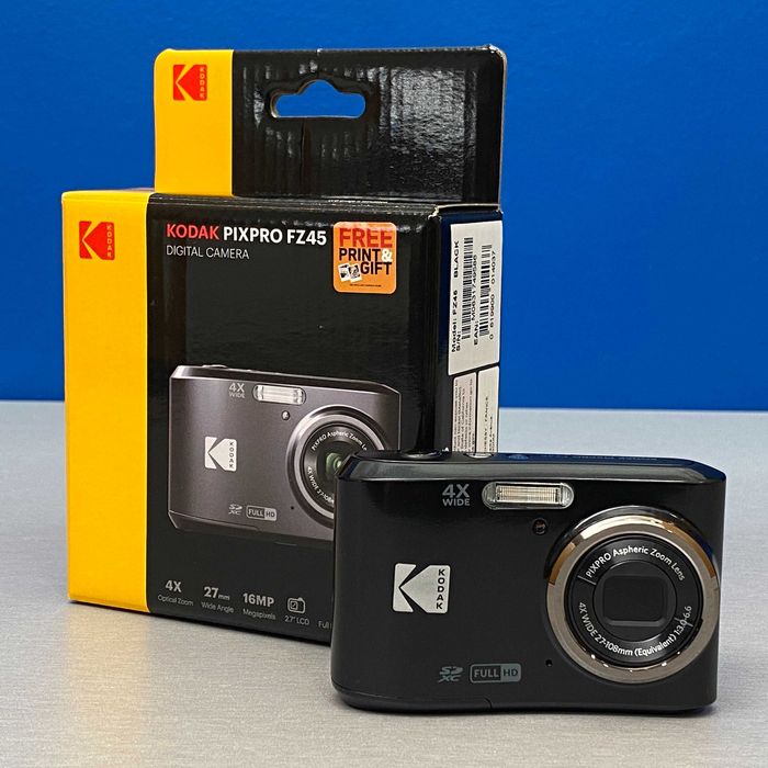 Kodak PixPro FZ45 - 16MP | Black | NOVA | 3 ANOS DE GARANTIA