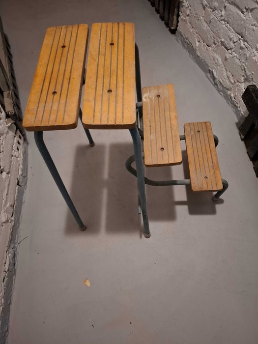 Drabinka składana PRL stan bardzo dobry