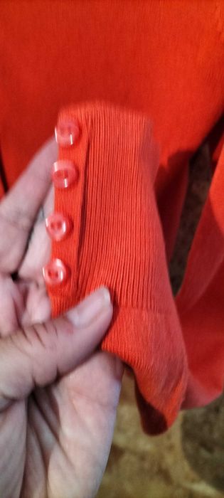 Casaco de malha morango