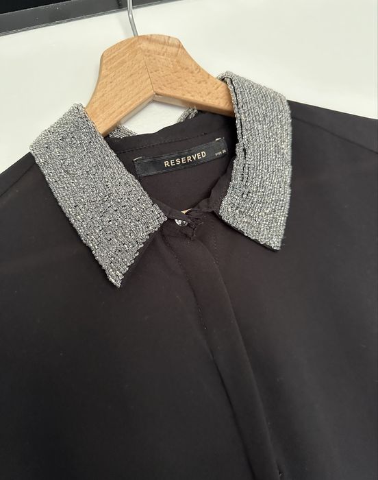 Koszula z ozdobnym kołnierzem Reserved