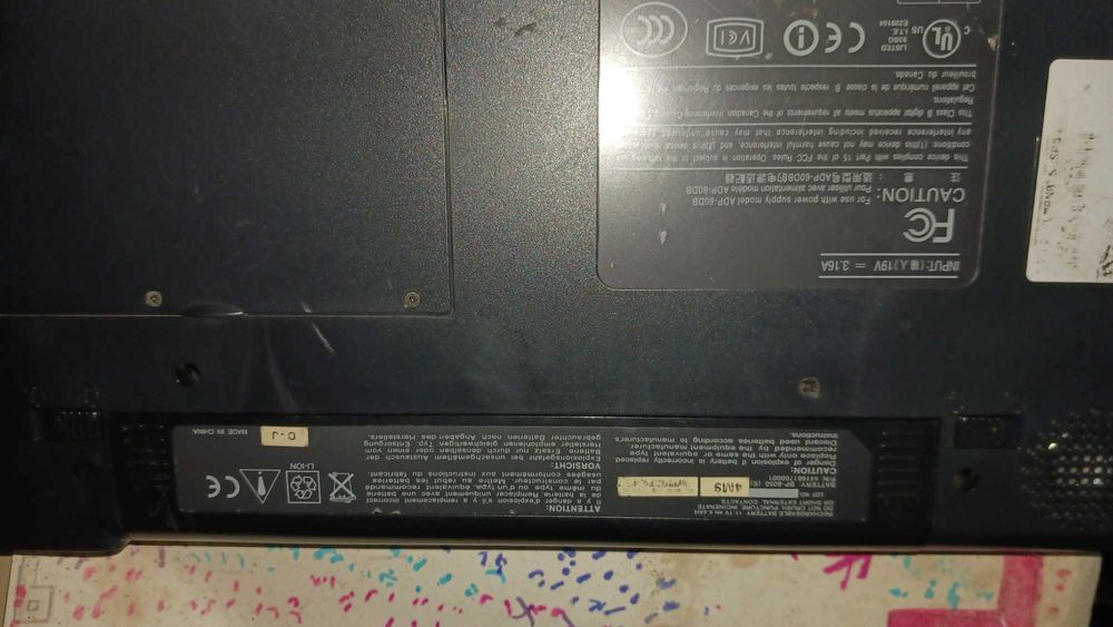 Tsunami laptop portatil centrino - para arranjar