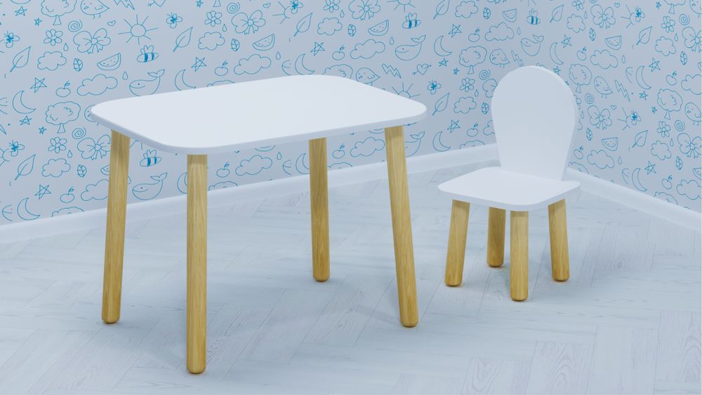 Дитячий столик та стільчик стіл та стілець комплект