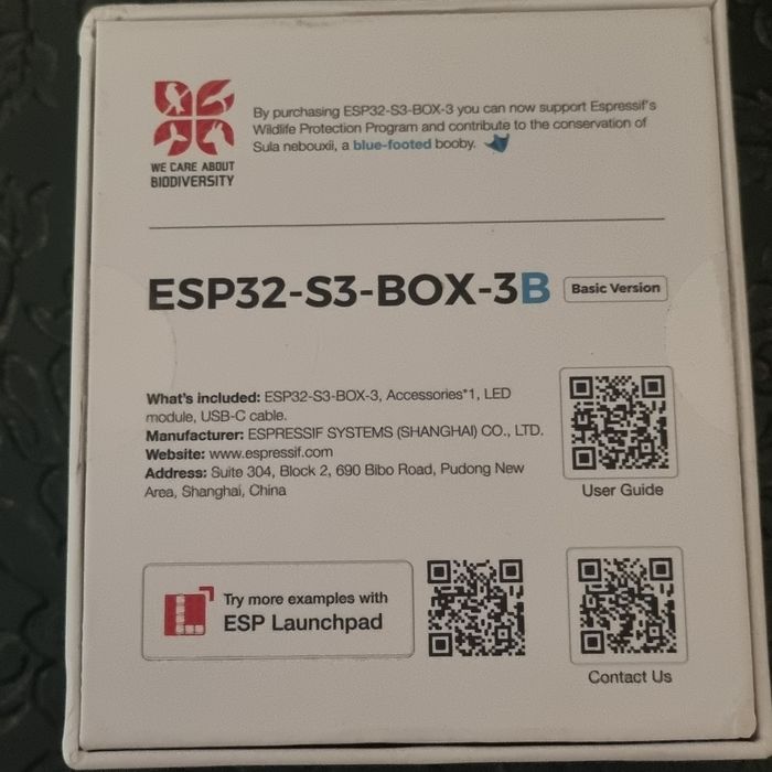 ESP32-S3-BOX-3 - zestaw deweloperski ESP32 AIoT - Espressif Systems