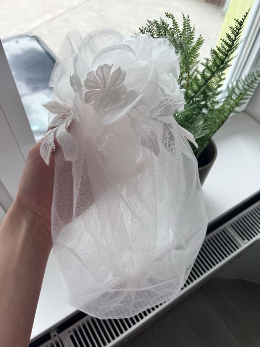 Suknia ślubna literka A kwiaty 3D 2025