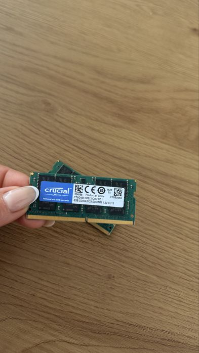 Пам`ять для ноутбука Crucial 2x8 GB SO-DIMM DDR4 2133 MHz (CT8G4SFD8213)