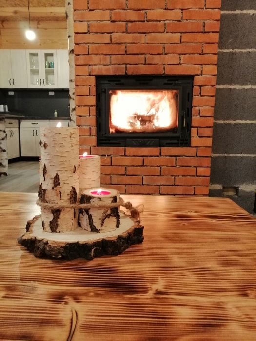 Duży Brzozowy Domek z jacuzzi na wyłączność, balia, Kaszuby, wakacje