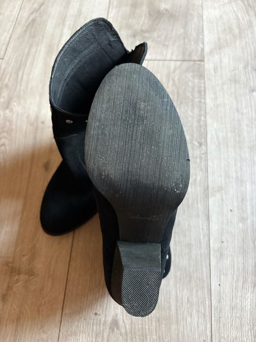 Buty z naturalnego zamszu