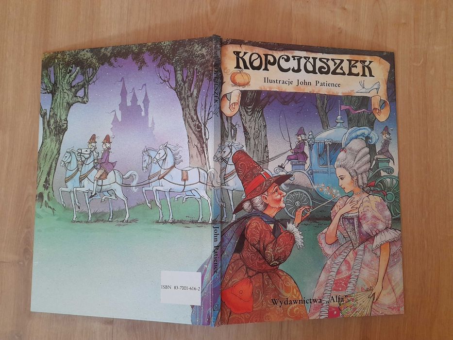 Książka KOPCIUSZEK J.Patience Rzadkie wyd. I z 1991 r. vintage prl