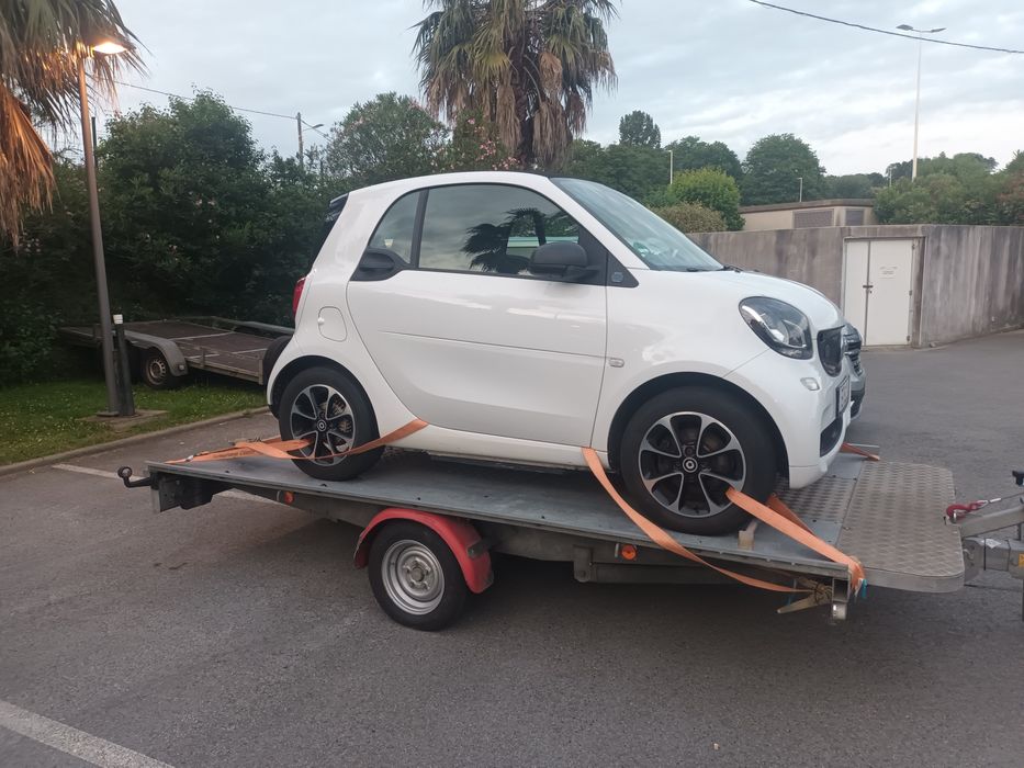 Reboque porta automóvel 2010 pequeno clássico rally