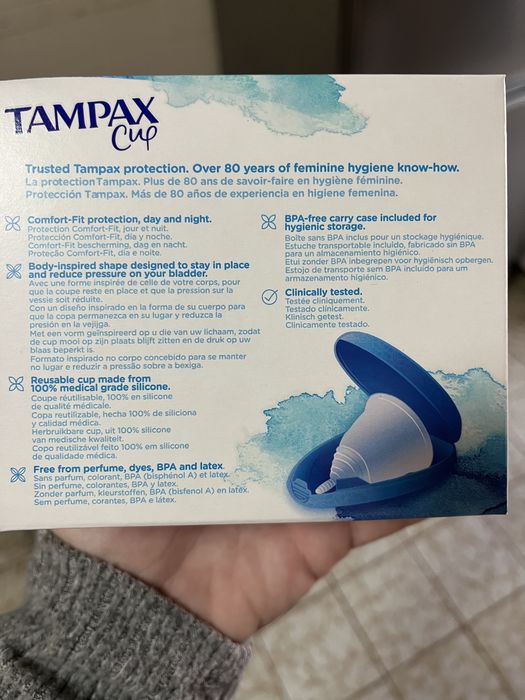 Copo Menstrual Tampax
