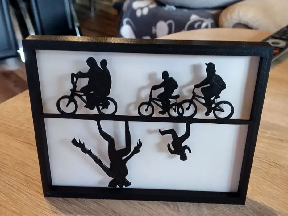 Декоративное настенное панно Очень странные дела | Silhouette Art