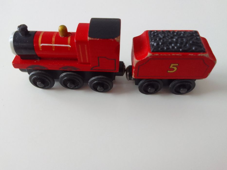 Drewniana lokomotywa Kuba z Tomek i przyjaciele