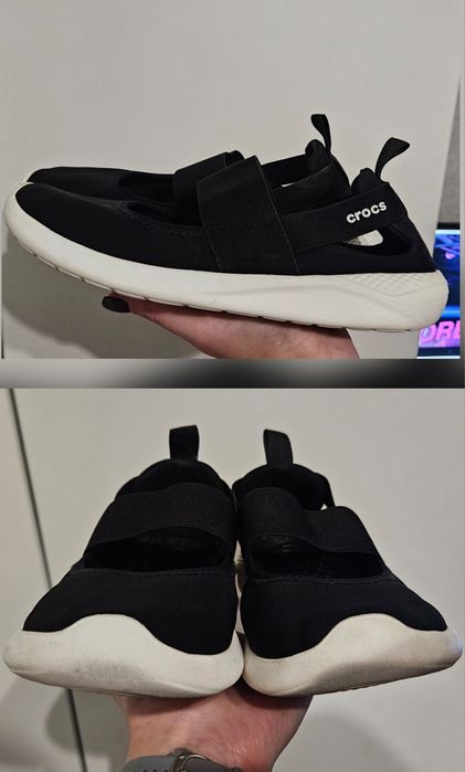 Б/у сліпони мокасіни сандалі Crocs Literide M6W8