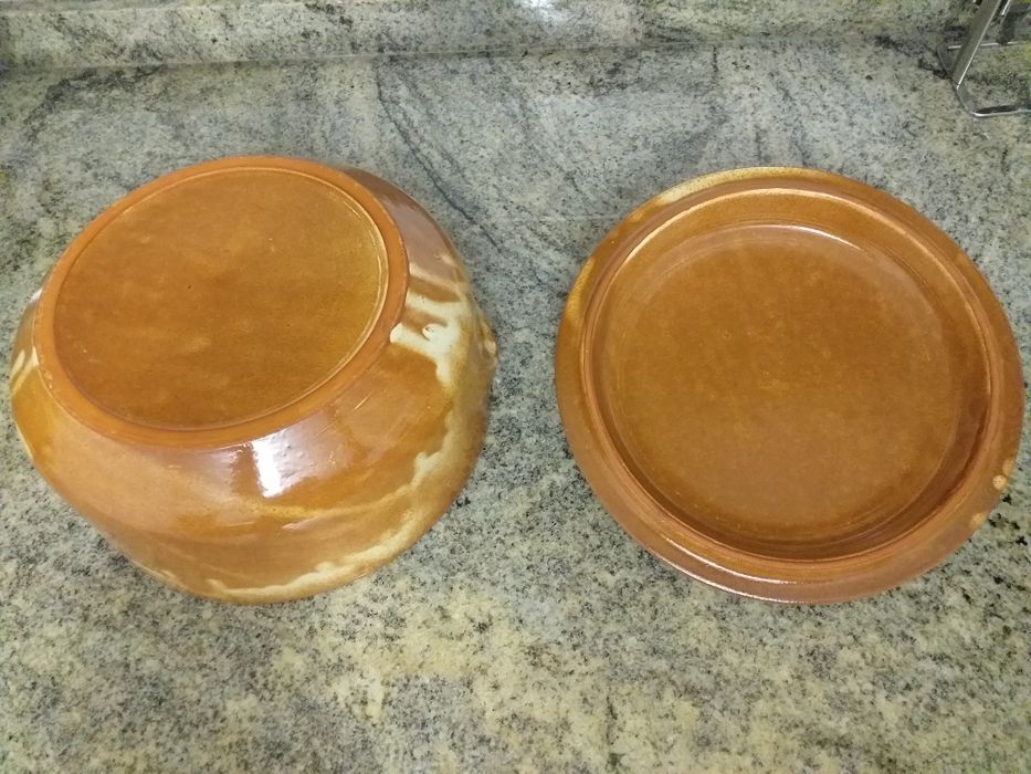 Tacho/Caçarola Em Grés Vidrado