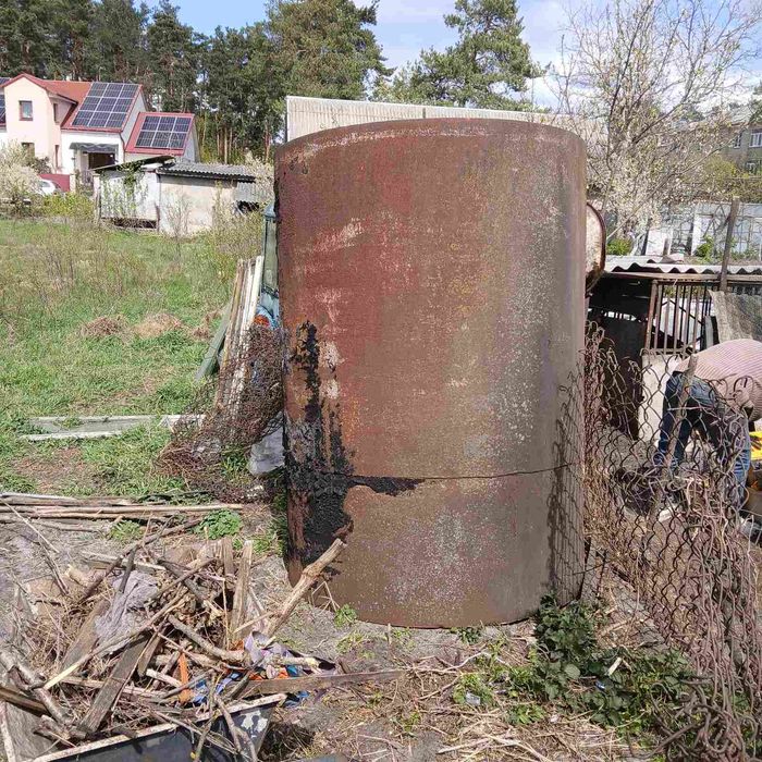 Залізна бочка на вмістімисть 3м³