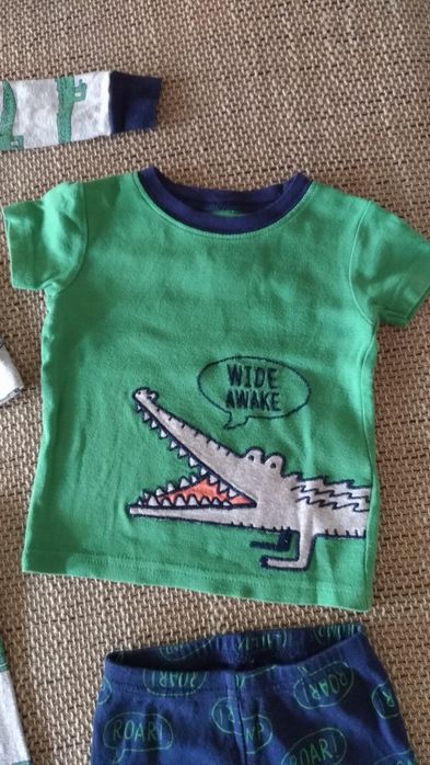 Piżamy Carter's 2-pak aligator rozm. 74-80 (12 m.)