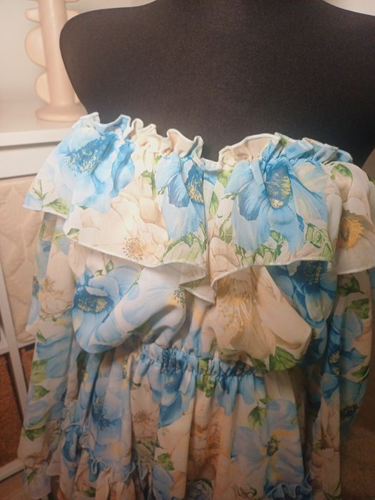 Sukienka kwiaty boho wesele