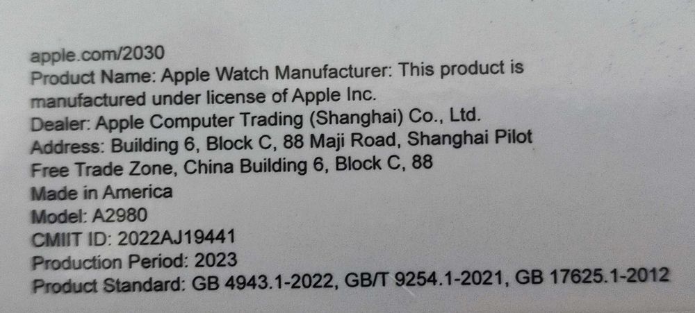  Apple Watch Series 9 – 45mm – Starlight | NOVO, SELADO