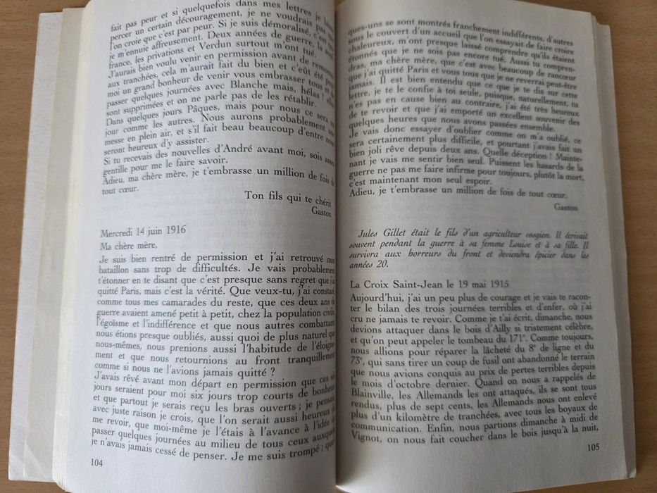 "Paroles de Poilus - Lettres et Carnets du Front"