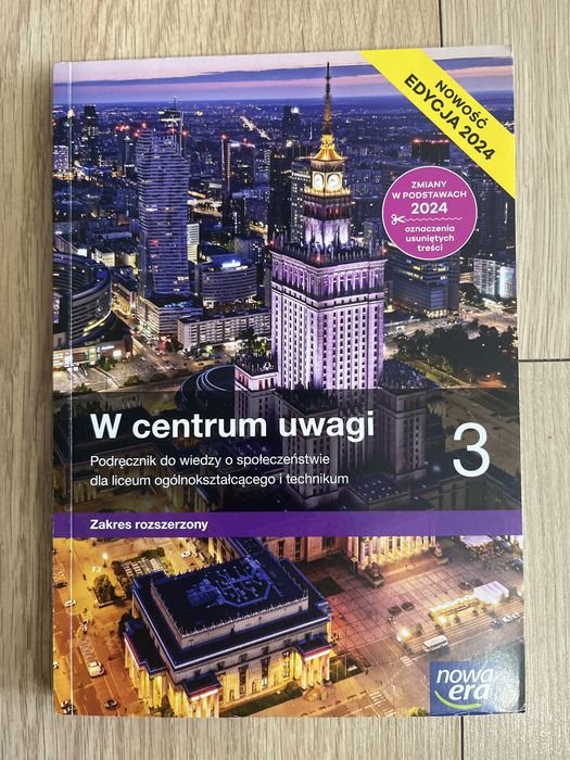 Podręcznik do WOSu W centrum uwagi 3 edycja 2024