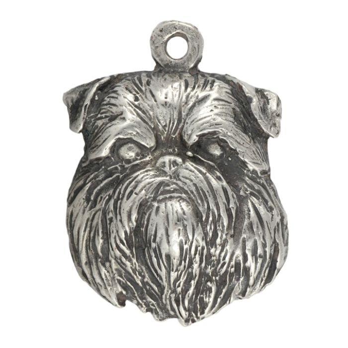 Gryfonik brukselski brelok posrebrzany Art-Dog