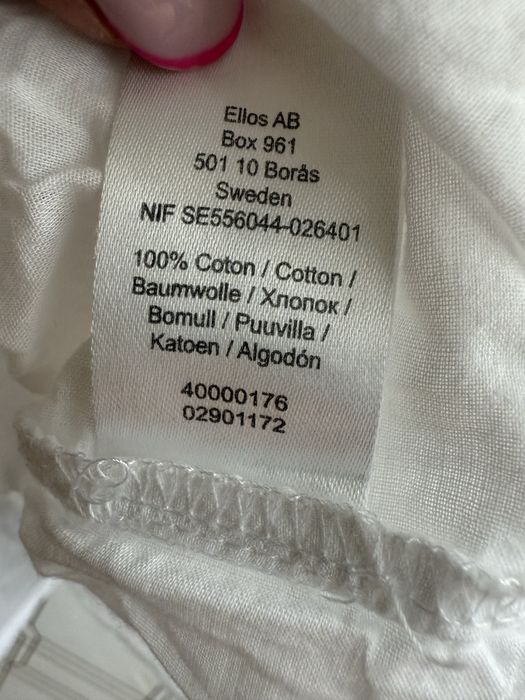 Biala bluzka ellios
