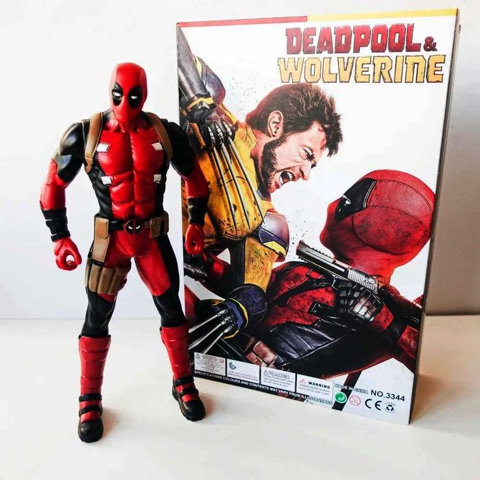 Figurka deadpool duża olbrzymia 34 cm, deadpool & wolverine