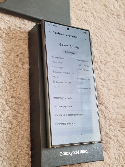 Jak nowy Samsung S24 ULTRA 5G 256GB