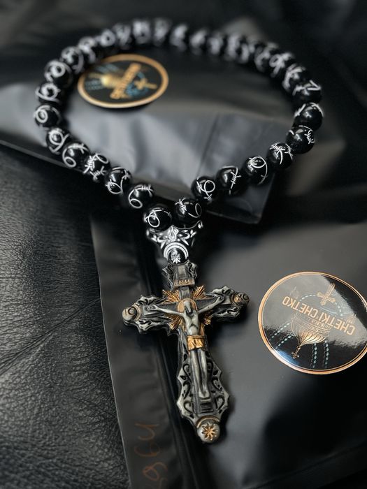 ІДЕАЛЬНИЙ ПОДАРУНОК Четки,чотки,хрест ,ручна робота