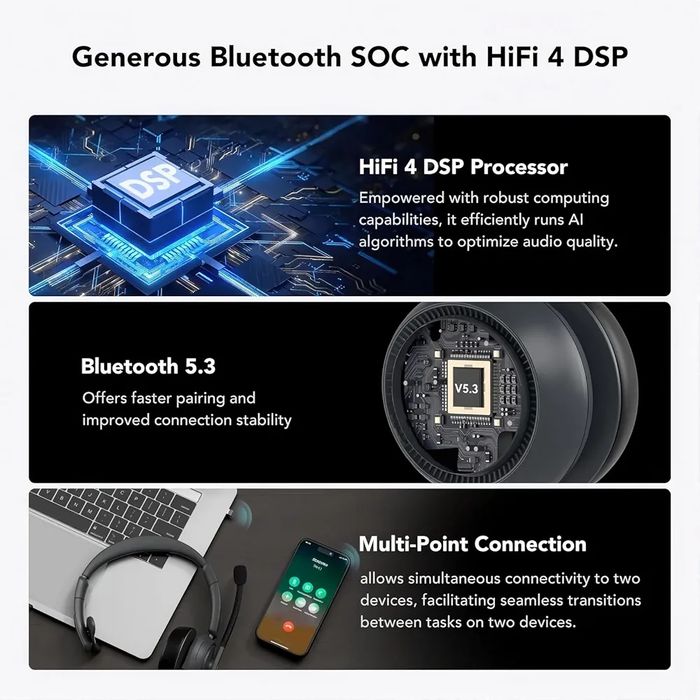 Nuroum HP31-S słuchawkowy Bluetooth