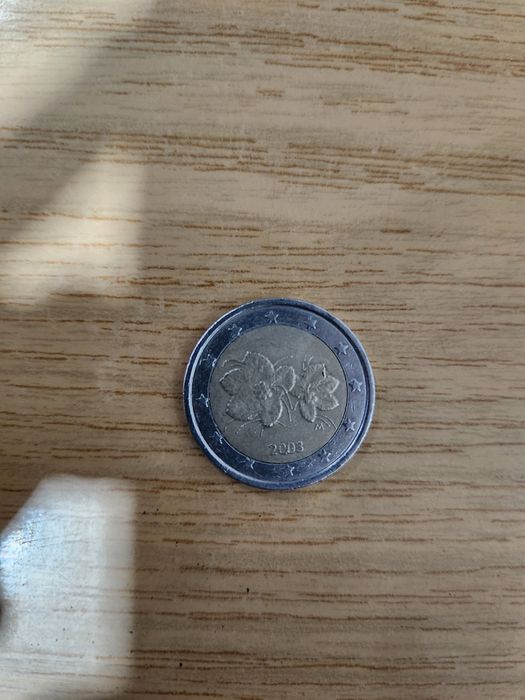 Moeda 2 Euros Flor Finlândia 2003