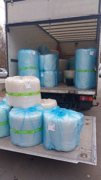 Пупирчата плівка 50см х 100м, пупирка в рулонах, повітряно бульбашкова